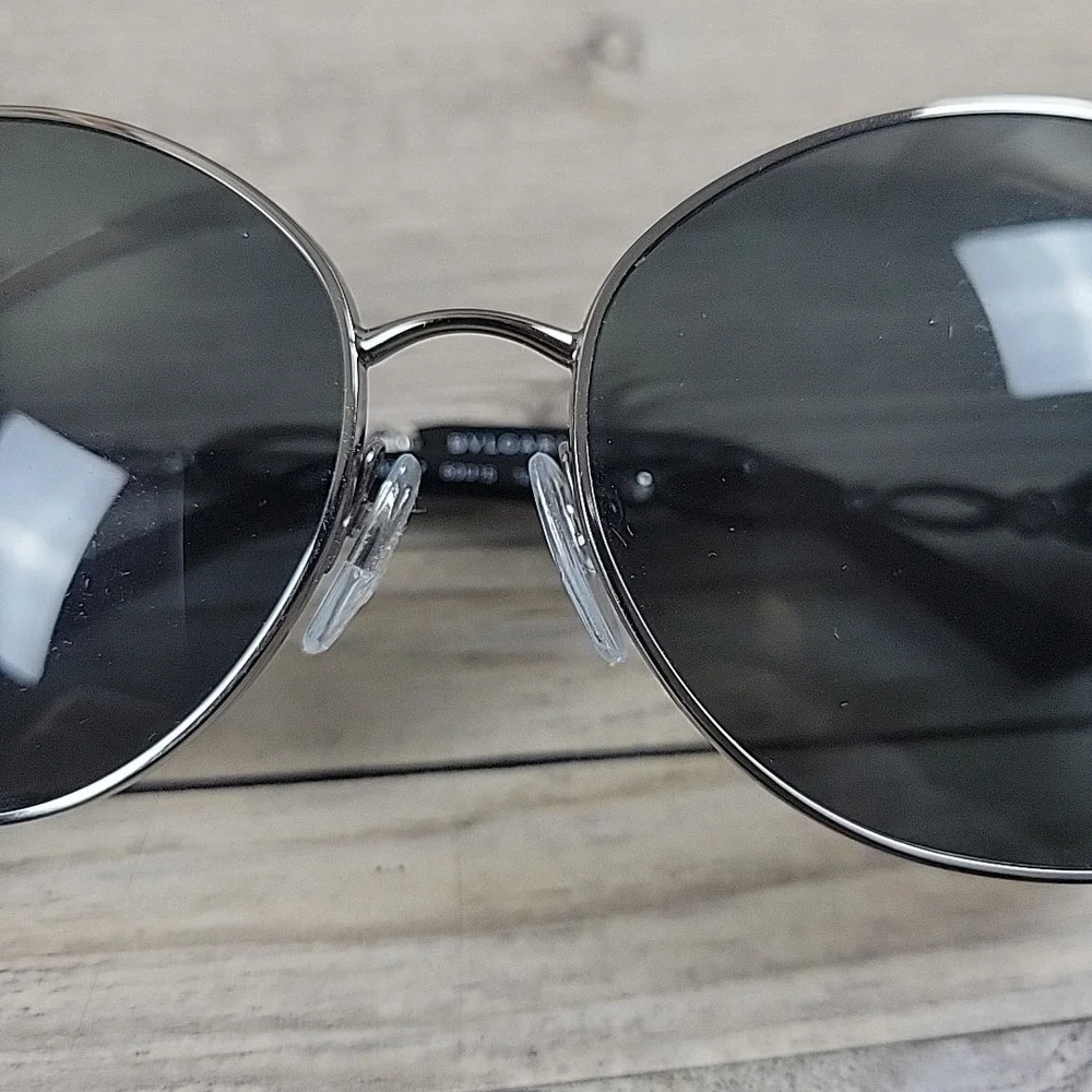 BVLGARI Gunmetal‎ Grey Ellipse Crystal Sunglasses BV 6025-B 103/87